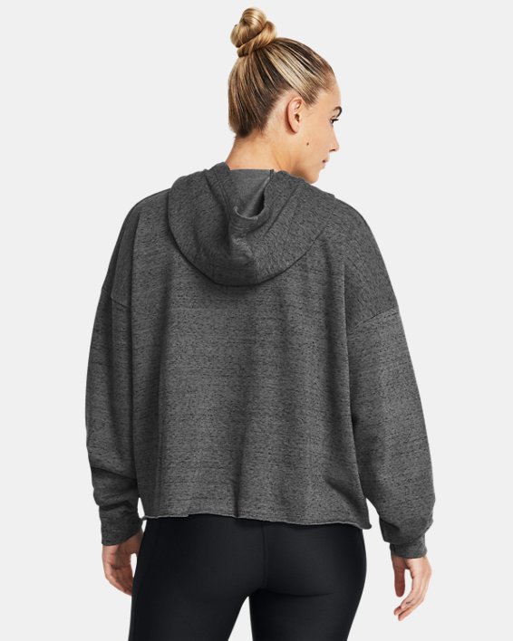 Women's UA Rival Terry Oversized Hoodie in Gray image number 1